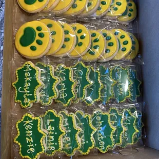 Custom cookies, INCREDIBLE Carrot Cake! Beautiful person!