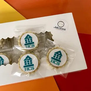 Colorful cookies for a rainy day