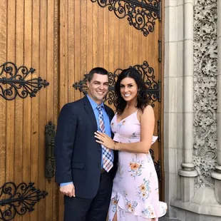 Pink maxi dress from Jolie in 2018. I didn&apos;t have to worry about showing up to this wedding with the same outfit as anyone else!