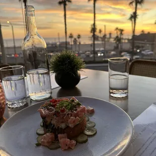 Spicy tuna crispy rice stack - came highly recommended and was PERFECTION.