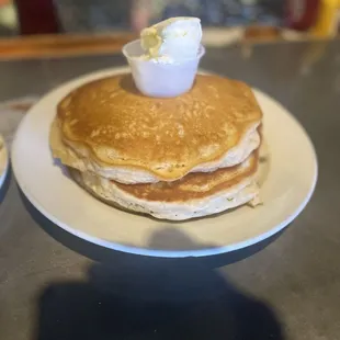 These were the BIGGEST and FLUFFIEST pancakes ever