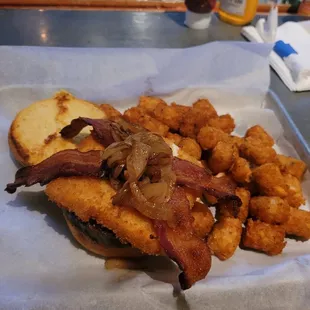 Kobe Burger with Tots
