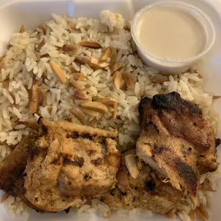 Chicken shawarma with Rice Platter