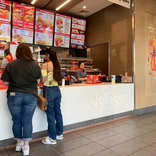 That's the lady behind the counter who ruin our day.
