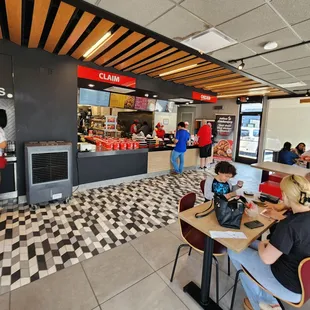 sushi and sashimi, interior
