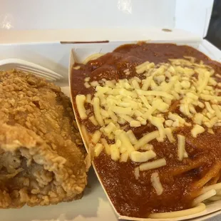 Jolly spaghetti with one piece chickenjoy