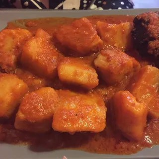Yam Porridge served with Goat or beef