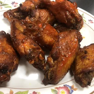 chicken wings and fried chicken, fried chicken wings, fried chicken, chicken wings, chicken, poultry, food, bbq chicken, bbq wings
