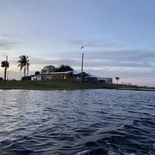 a boat in the water