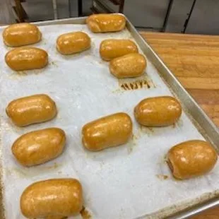 Sausage and Cheddar cheese Kolache