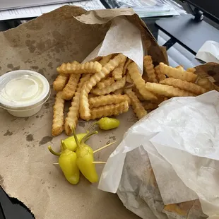 DBL Cheese Burger &amp; Large Fries