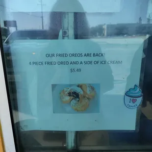 Deep fried Oreos