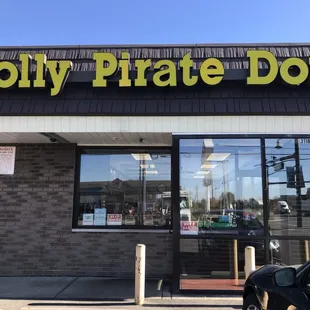 the front of the store