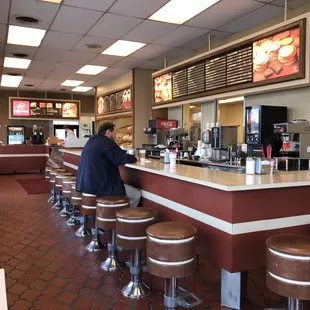 Counter picture. Get the buttermilk donut