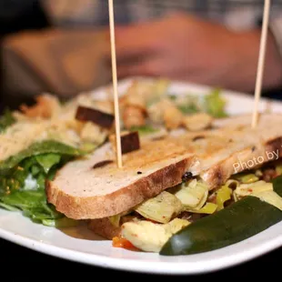 Warm Artichoke Sandwich