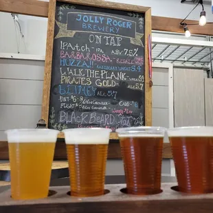 a selection of beers