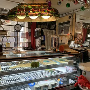 interior, sushi and sashimi