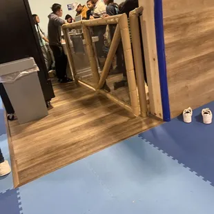 The gate can be easily opened by anyone things not safe in. A kids place