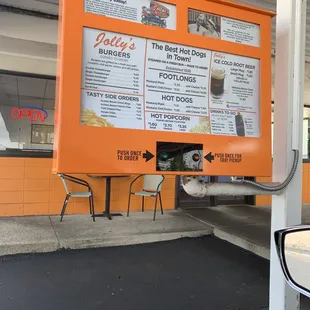 Full menu