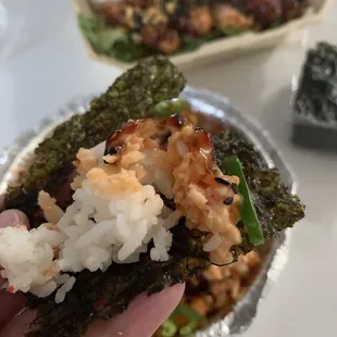 Bite of Sushi Bake on Nori