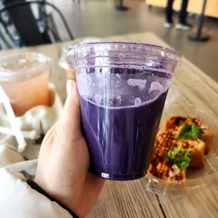 Ube lemonade