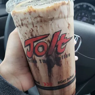 Sticky mocha.