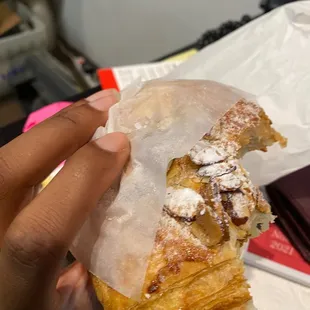 delicious Almond croissant