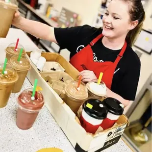 We deliver Fridays 8:00-11:00 am.