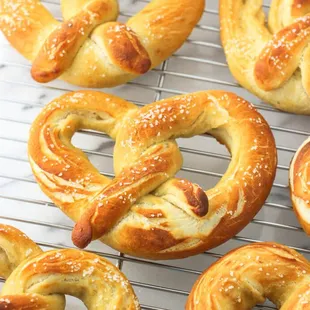 Stuffed pretzels are sure to satisfy!