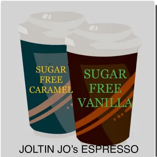 Enjoy many of our sugar free options!