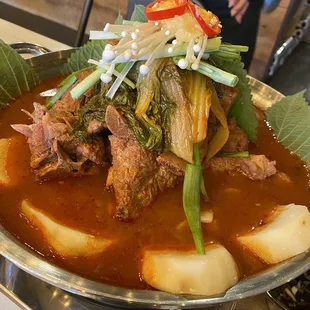 Gamjatang Pork Neck Bone Stew