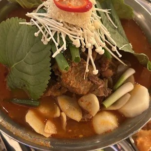 Spicy Pork Hot Pot