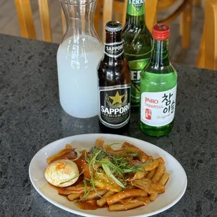 Dduk Bok Gi &amp; Soju