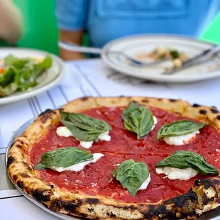 LA Woman | Local Burrata (served cold), Tomato, Basil, Olive Oil, Sea Salt
