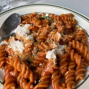 Spicy Fusilli Pasta