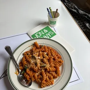 Spicy fusilli