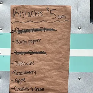 These were great in the morning to eat before the bbq opened at 11:30