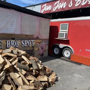 Look at all that wood!