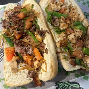 Steak Bomb and Chicken Bomb