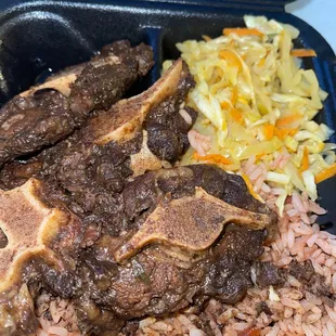 Slow Cooked Juicy Oxtail Meal