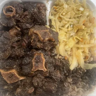 Slow Cooked Juicy Oxtail Meal
