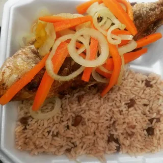 Tropical Rice and Peas Pan