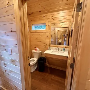 Best bathrooms ever!! They are heated and spotless!!!