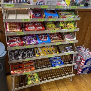 Food options inside the ski house area