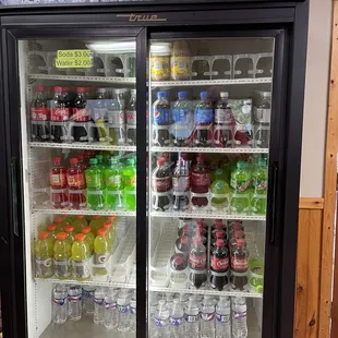 Drinks inside the ski house area