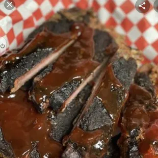 ribs with barbecue sauce
