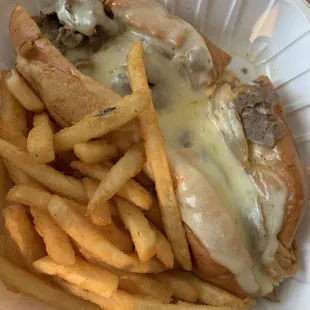 Philly Steak and Cheese Grinder