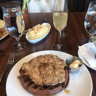 Chicken and Waffles Lunch