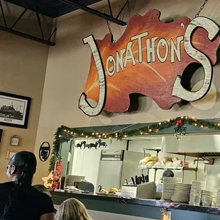the interior of a restaurant