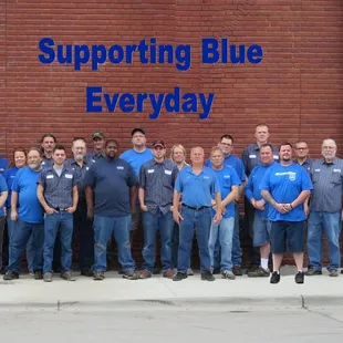 Supporting Blue Everyday